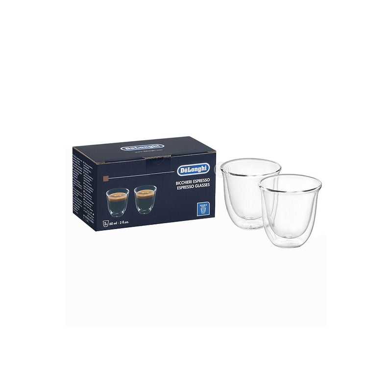 Vasos espresso originales para cafetera De Longhi 60ml pack 2