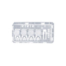 White push button light group for Beko washing machine 2867700400