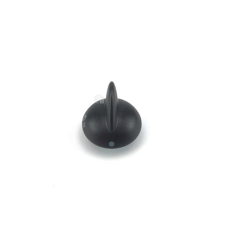 manopola tipo Rex negra diámetro 6mm compatible Ricambi Cucina M4455