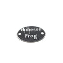 Original logo plate for Didiesse Frog FR013 coffee maker