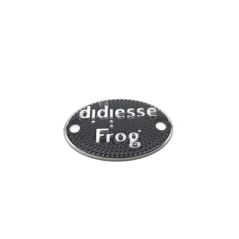 Original logo plate for Didiesse Frog FR013 coffee maker