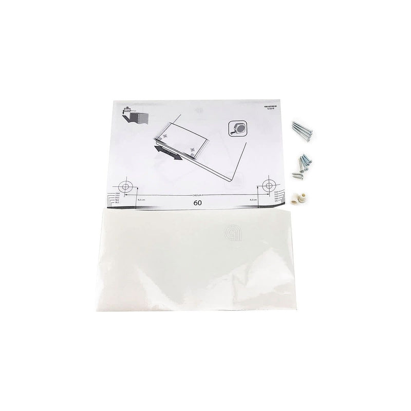 Original installation kit for Whirlpool Indesit dishwasher 45cm 60cm