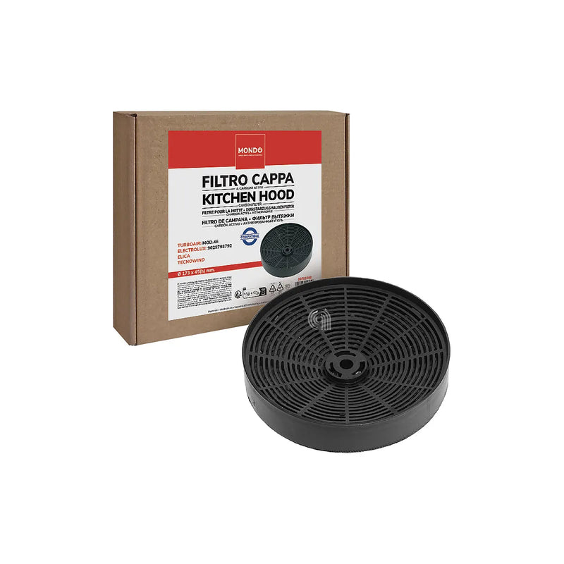 CANDY, ELECTROLUX, ELICA, REX, SMALVIC, TECNOLAM, TECNOWIND, TURBOAIR, ZANKER, ZANUSSI - Carbon filter extractor hood - 49011522