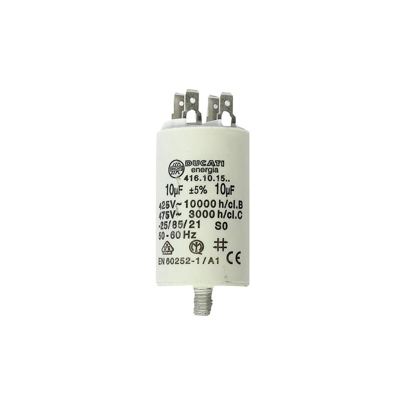 CANDY, ELECTROLUX, HOOVER, UNIVERSAL - 10µF Washing Machine Capacitor - 92213370