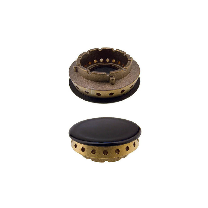 BOMPANI - Polished Auxiliary Flame Spreader with Plate for Cooktop - S0424