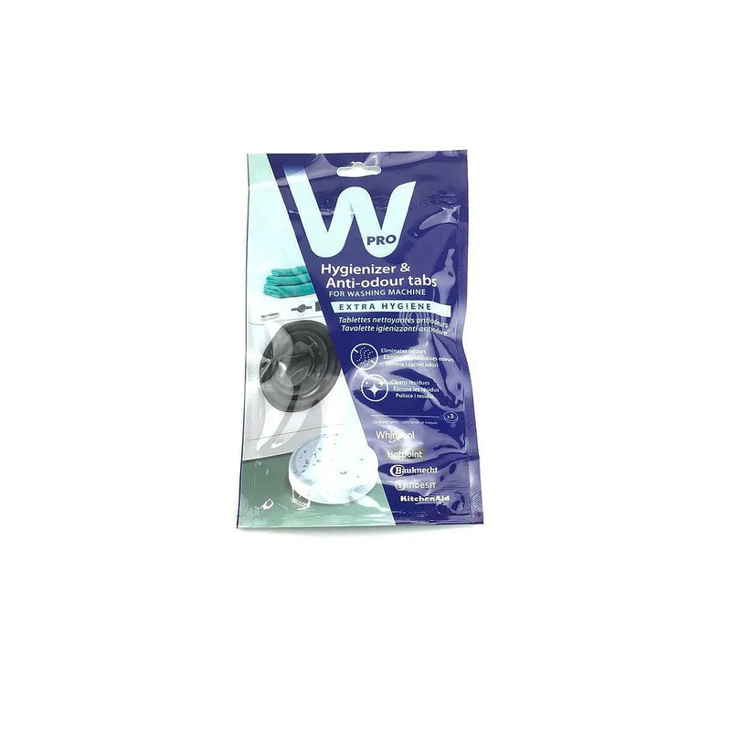 Powerfresh odor remover tabs for Whirlpool and Indesit washing machines 3 pcs