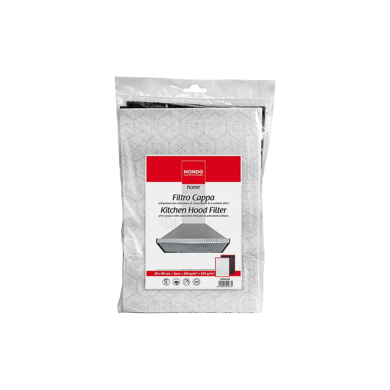 Grease and activated carbon filter 45x90 cm Mondo for hood
