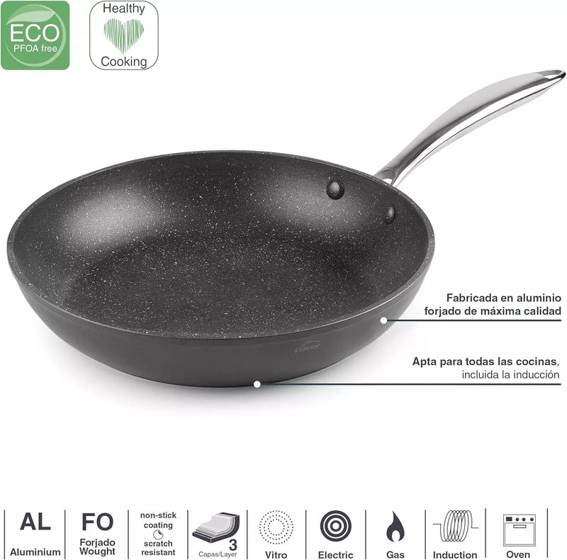 LACOR Sartén Easy Aluminio Forjado