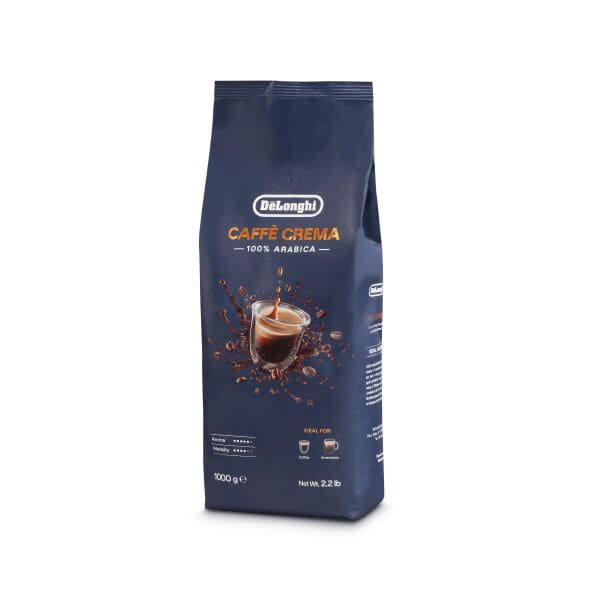 DeLonghi Crema coffee beans, 100% Arabica, 1 Kg DLSC618