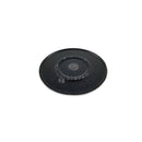 Black semi-rapid burner cap for Indesit and Whirlpool