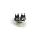 CANDY, ELECTROLUX, SMEG, WHIRLPOOL, ARISTON, BOSCH, INDESIT, SIEMENS, ZANUSSI, BRANDT, ZEROWATT, UNIVERSALE - Válvula solenoide doble 90° 12mm para lavadora - 4055030714