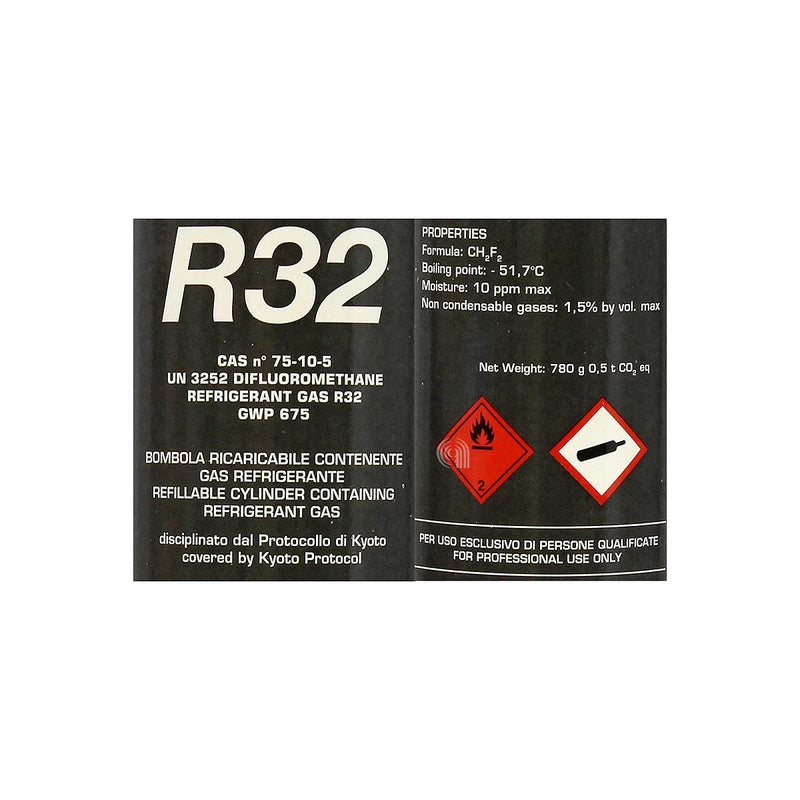 Refrigerant Gas Cylinder Freezer, Fridge, Conditioner UNIVERSALE | R32