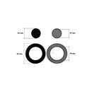 ARISTON, HOTPOINT, INDESIT - Tapa quemador encimera - C00053174, C00053175