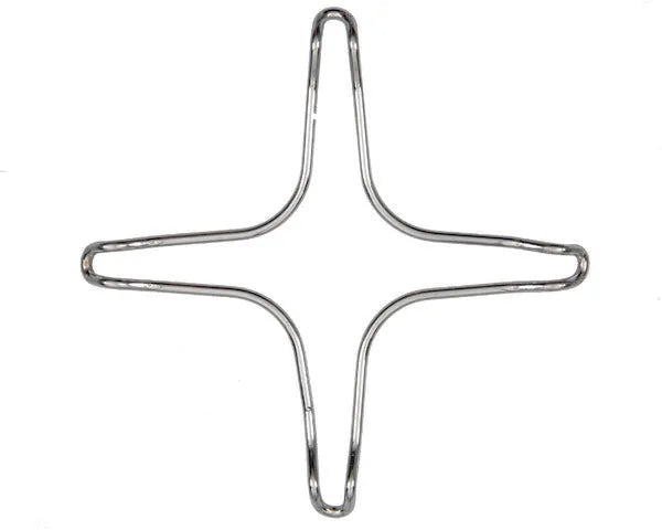 Auxiliary kitchen grate 255x255 mm stainless steel