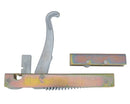 Oven door hinge with roller holder