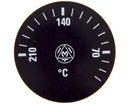 Fryer thermostat knob 0-210ºC black
