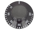 Black thermostat knob 50-300ºC