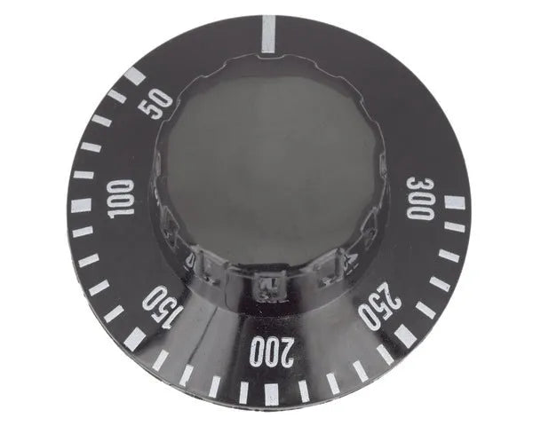 Black thermostat knob 50-300ºC