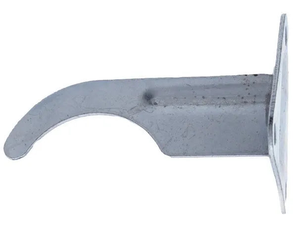 Radiator support for embedding with metal clip