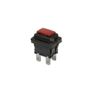Red rectangular switch Polti for Vaporella M0005243