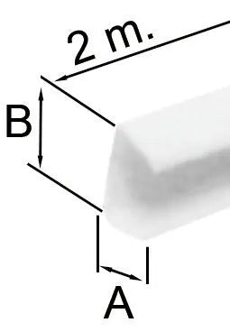 Fluidquint base channel 32 x 35 white