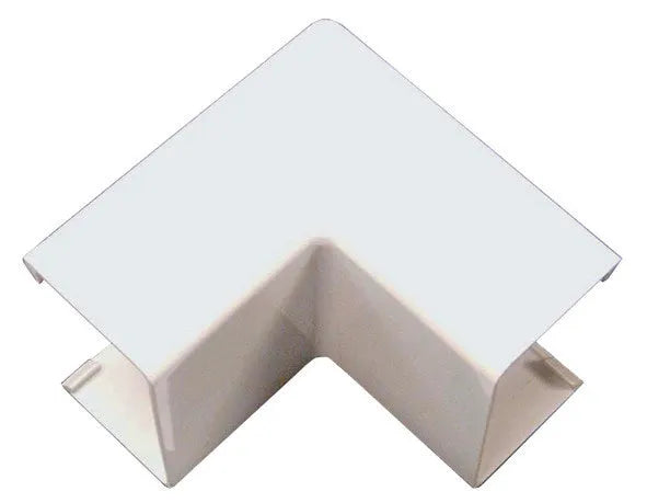 White inner corner for 40 x 70 ducting