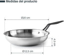 LACOR Origin Stainless Steel Frying Pan 20cm - Model 47320