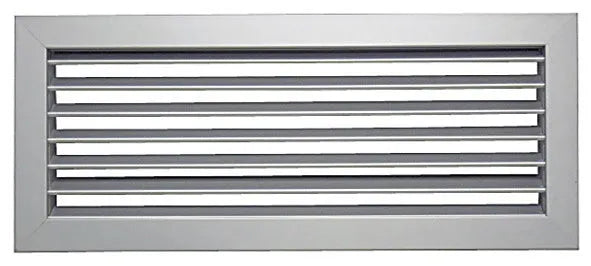 Air grille 400 x 150 mm. fh45 aluminum