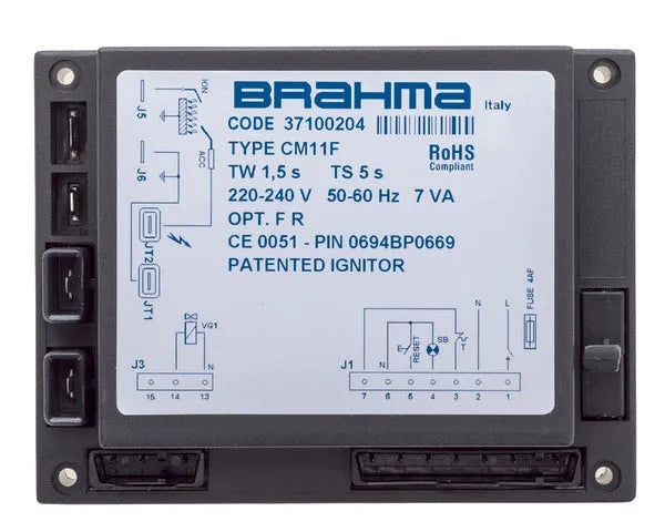 Brahma burner control unit cm11f tw 1.5