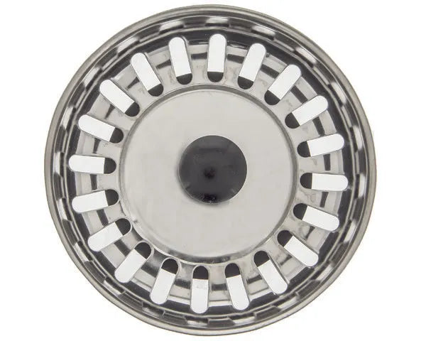 Stainless steel sink drain cover ø 50 mm.