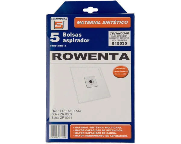 ROWENTA Synthetic Vacuum Cleaner Bag 5 pcs