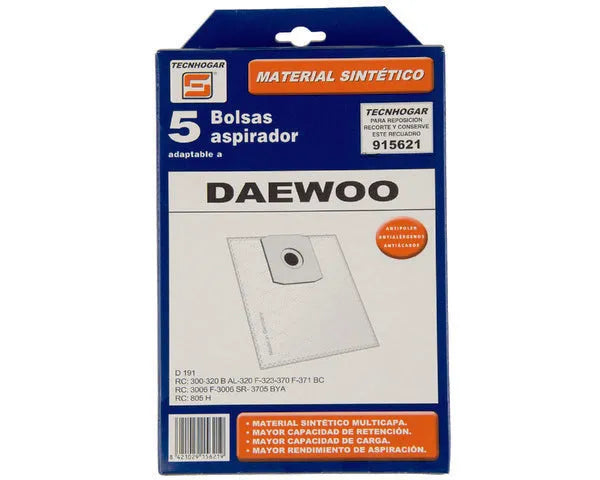 DAEWOO Synthetic Vacuum Cleaner Bag 5 pcs