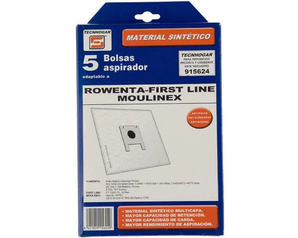 ROWENTA SYNTHETIC VACUUM BAG 5 PCS