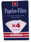 FILTRO CAFETERA ELÉCTRICA Nº2 TAZAS 40 U