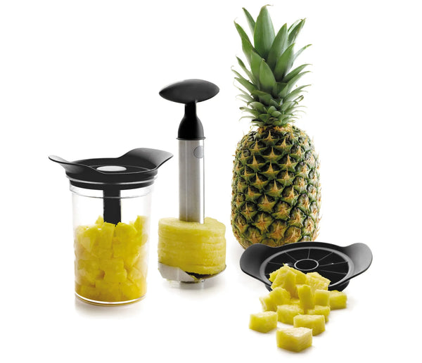 LACOR Juego cortador y pelador de piña con base 60393