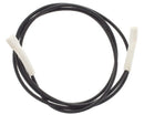 1000mm black silicone cable