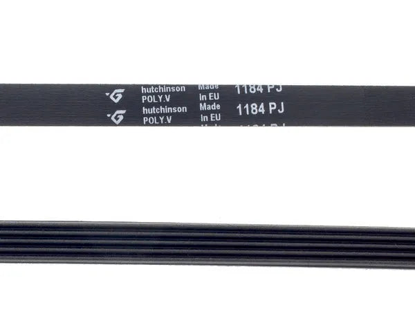 Grooved washing machine belt 1184 j-5
