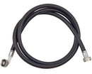 Water inlet hose 2000 mm rubber with metal thread