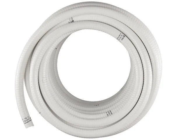 PVC pipe 016/20 white flexible per meter