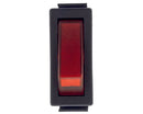 Red unipolar switch 11x30mm pilot