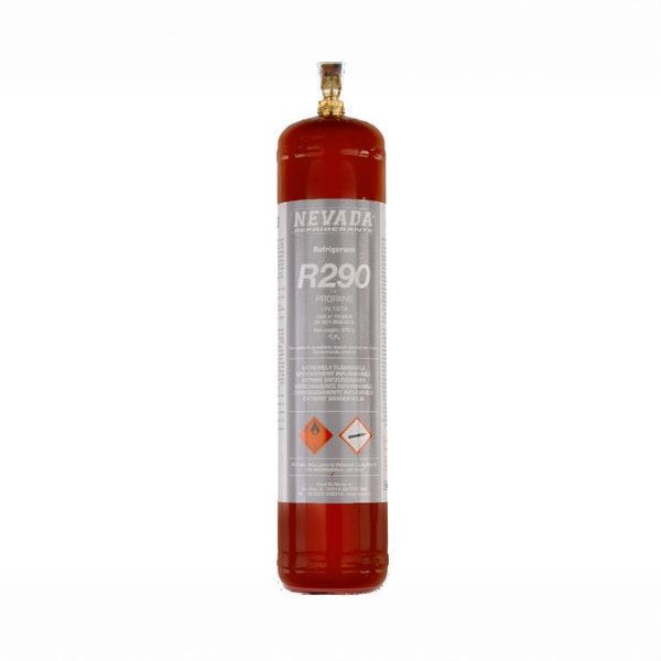 Refrigerant gas R290a bottle 370 gr.