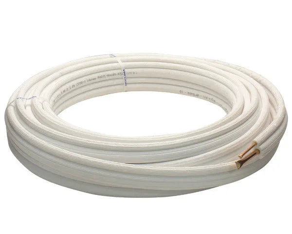 Insulated bi-core copper tube 1/4+1/2 20m