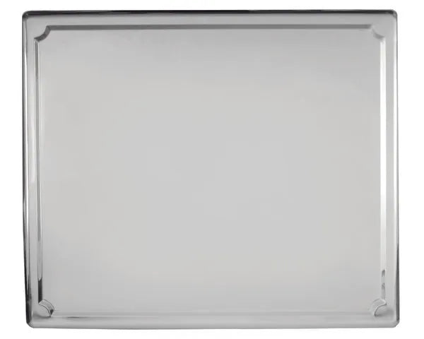 Smooth stainless steel countertop cover 610x520x54 mm