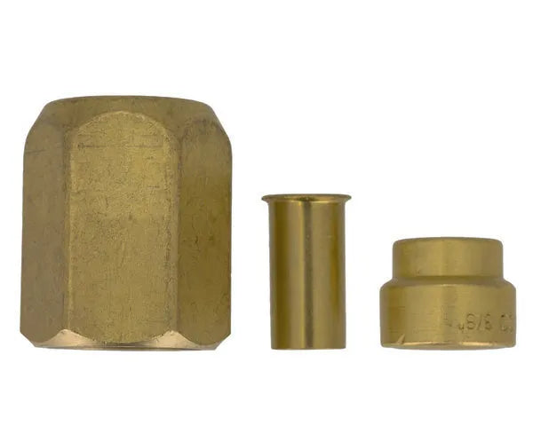 Sleeve-nut-sleeve 3/8'' 0.8 mm