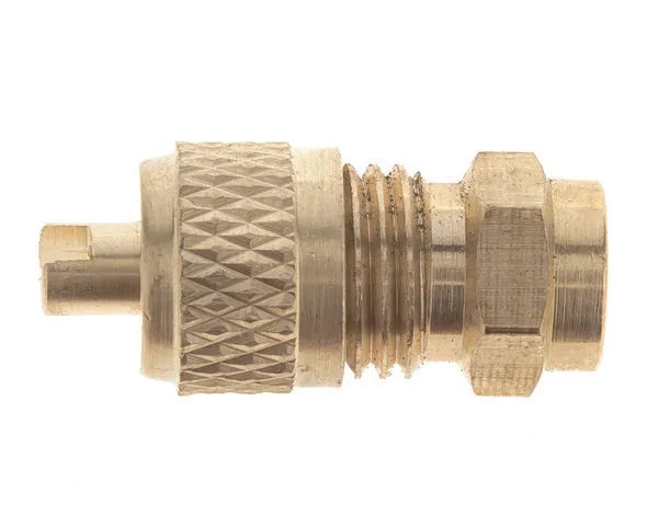 Welding Schrader valve with eco wrench