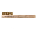 Brass-plated steel boiler spark plug brush