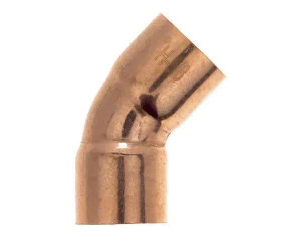 45º H-H 41 copper 5/8'' elbow