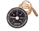 Round thermometer 0º to 120ºC Ø43 mm self-locking