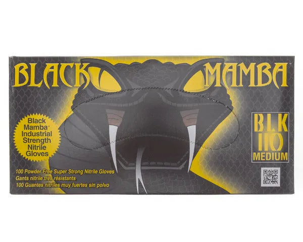 BLACK MAMBA Disposable Nitrile Gloves Size M | MA04190