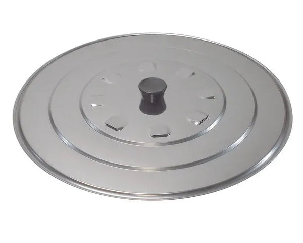 Stainless steel lid ø 32 cm.